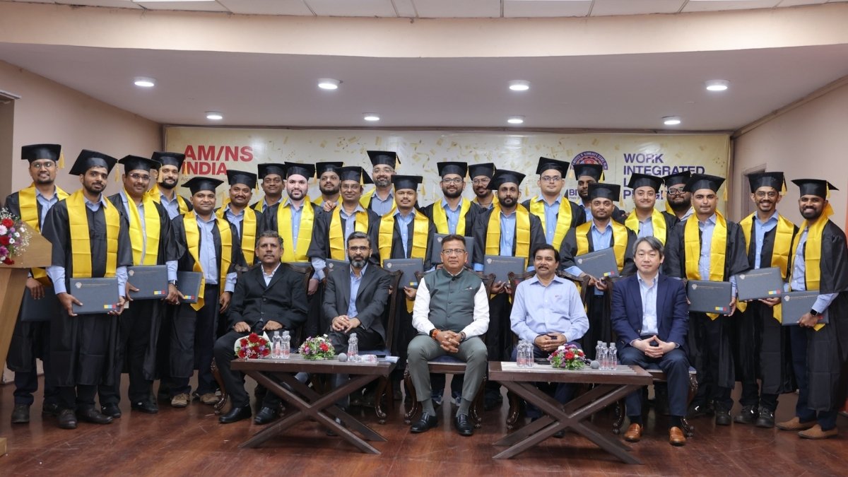 AM/NS India Leads Capability Building with BITS Pilani, Celebrates Graduation of First MBA Batch in Manufacturing Management